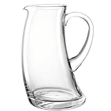 LEONARDO HOME Swing Krug - Wasserkaraffe aus hochwertigem Glas - Inhalt 1,2 Liter - Spülmaschinenfest, robust - Transparente Glaskaraffe, 070715