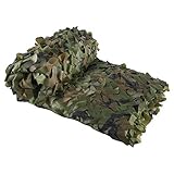 LOOGU Tarnnetz Bundeswehr Jagd Outdoor Sonnenschutz Tarnung Woodland Sichtschutz für Garten Freizeit Camping Party Bars Deko Tarn Waldlandschaft Camouflage Netz 5x6M…