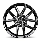 4x Borbet Felgen N 6.5x17 ET38 5x112 black glossy kompatibel mit VW Caddy CC e-Golf Golf Jetta Passat Scirocco T-Roc Tiguan Touran