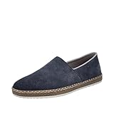 Rieker Herren B5285 Slipper, Blau, 43 EU