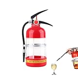 Kopinma 2L Getränke Dispenser Biertower, Feuerlöscher Bierspender, Cocktail Likör Wein Pumpe Dispenser, Mini-Zapfanlagen Bar-Butler Zapfsäule, Wasserfässer Getränkespender Für Spirituosen/Juice