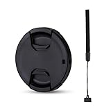 JJC 77mm Objektivdeckel Snap-on Frontkamera Objektivabdeckung mit Objektivkappe Keeper für Canon EF 24-105mm f4L EF 24-70mm f4L EF 16-35mm f4L und Andere Objektive mit 77mm Filtergewinde (1 Stück)
