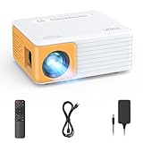 Mini Beamer Handy, 2025 YOTON Y3 Beamer Klein 1080P Unterstützt, 15000L Mini Projektor für Heimkino, 50% Zoom Outdoor Projector Kompatibel mit HDMI/USB/Phone/PS5/TV Stick/Die Beste Wahl für Kinder