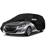 Autoabdeckung Wasserdicht Passend für 2012-2022 Peugeot 208 Hatchback Active Signature Tech Edition GT-Line, Atmungsaktiv Vollgarage Autoplane Auto Abdeckplane Abdeckung