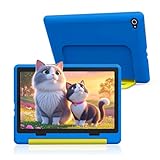 Kinder Tablet 10 Zoll Android 14 Tablets für Kinders Kids Tablet PC Octa-Core 8 GB RAM 64 GB ROM 1TB Erweiterbar 1280x800 HD-Touchscreen 5MP+8MP Parental Control 5000mAh WiFi 6 BT5.3 Schutzhülle