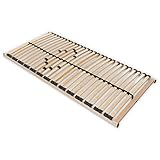 Betten-ABC Lattenrost Max 1 NV zur Selbstmontage/Lattenrahmen in 140 x 200 cm mit 28 Leisten und Mittelzonenverstellung - geeignet für alle Matratzen