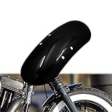 HDBUBALUS Motorrad-Schutzblech, kurz, vorne, passend für Harley Sportster Forty Eight XL1200X 2010–2017, glänzendes Schwarz