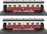 Tillig 13995 H0m 2er Set Personenwagen, KB4i, DR, Ep. IV
