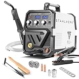STAHLWERK Schweißgerät 2 in 1 Kombi MIG MAG 200 ST IGBT – mit 200 A und synergischem Drahtvorschub, FLUX-Fülldraht nutzbar, MIG/MAG & MMA E-Hand, Smartkühlung & Überhitzungsschutz