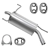 Polmo Endschalldämpfer Auspuff Endtopf für Opel Corsa 3 III C Schrägheck 1.2 1.4