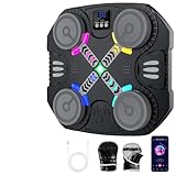 IERAKOR Music Boxing Machine für Kinder, LED Licht Musik Box Maschine mit Boxhandschuhen, Bluetooth Musik, 5 Geschwindigkeiten und 2 Trainingsmodi, Zählmodus, Wandmontage Elektronische Boxmaschine