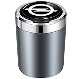 GUTYE Tragbarer Auto Aschenbecher für Opel Grandland 2021-2023, Metall, Schwarz