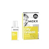 Mexx City Breeze For Her – Eau de Toilette Natural Spray – fruchtig-blumiges Damen Parfüm für den Sommer – 1er Pack (1 x 15ml)
