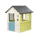 Smoby Life - Jolie Spielhaus (98x110x127 cm) mit Mind. 50% Recycling-Anteil - wetterfestes Gartenhaus für Kinder mit Fenstern - Outdoor-Kinderhaus für Garten oder Terrasse - ab 2 Jahre