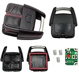 Repair Reparatur Satz Auto Schlüssel Austausch Gehäuse mit 1x 3 Tasten + Drucktaster kompatibel für Opel Vectra C Signum
