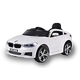 FEBER - BMW GT 12V R/C, 1-sitziges Elektroauto, Funksteuerung, 1-2 Stunden Batterie,Scheinwerfer mit Licht, 2 Gänge, elektrisches Gas und Bremse, 3 bis 6 Jahre alt, FAMOSA (800013442)