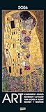Art 2026: Korsch Kunstkalender mit bekannten Meisterwerken der verschiedenen Epochen. Wandkalender im Hochformat: 28,5 x 69 cm.