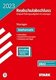 STARK Original-Prüfungen Realschulabschluss 2023 - Mathematik - Thüringen
