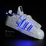 cooldac LED Licht-Kit für Lego 10282 Originals Superstar Sportschuh Modellbauset für Erwachsene USB Anschluss Beleuchtungsset Kompatibel mit Lego 10282 (nur Lichter, Keine Lego Modelle)