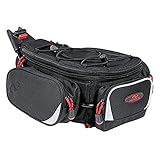 Norco Erwachsene (Unisex) Cykeltaske Carson sadelpind Fahrradtasche, Schwarz, Volumen: 9,5 / 11,5 Liter EU