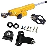 Lenkstabilisator für Elektroroller, XEBRAD Zubehör, for Blade GT GT+ Ll, for Teverun Fighter, 11 11+ Elektroroller(Black Gold Damper4)