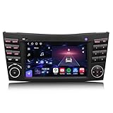 Erisin 7 Zoll 8-Kern 8GB+128GB Android 14 Autoradio Bluetooth GPS Navigation für Mercedes Benz E/CLS Klasse W211 W219 CarPlay Android Auto WiFi 4G DSP DAB+ USB RDS DVB-T2 TPMS Canbus Lenkradsteuerung