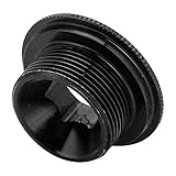 VGEBY Fahrradkurbelarmschrauben, M20 * 10 Fahrradkurbelgarnitur Schraubkappe Fahrradkurbel Befestigungsschraube Schraube Für Shimano 590 596 XT XTR SLX(schwarz)