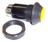 Druckschalter mit Arretierung 11130340AX | KM10040025 | Symbol Arbeitsscheinwerfer | passend für Same Deutz Fahr 01145154 | inkl. Befestigungsmutter SW 36 | Ersatzschalter langlebig & robust