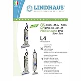 Original LINDHAUS 10 Papierfilterbeutel + 2 Mikrofilter L4 (PH4)