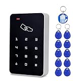 OBO HANDS T22 RFID Zutrittskontrollkartenleser mit digitaler Tastatur, 10 EM4100 Tags, 1000 Benutzer, PVC, 12V, für sichere Umgebungen