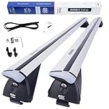 DGH SYSTEM Kompletter Aluminium-Dachträger Relingträger Easy Line Advanced 120 cm kompatibel mit Opel Signum Fließheck 5 Türer 2003-2008 mit geschlossener Dachreling, abschließbar, Nutzlast 90 kg