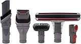 Zubehör-Set Ersatz für Dyson V8 V7 V10 Staubsauger mit Adapter - Ersatzteile Bürste Düse Bodendüse für Dyson V6 DC19 DC29 DC34 DC33 DC35 DC62 Handstaubsauger Zubehör Kit (5 in 1)