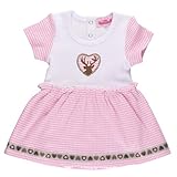 Dirndl Body ''Hirsch'' im Geschenkkarton, rosa/weiß
