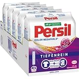 Persil Color Megaperls (5 x 16 Waschladungen), Colorwaschmittel mit Tiefenrein Technologie, Waschmittel für reine Wäsche & hygienische Frische für die Maschine, 20 °C bis 60 °C