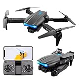 Faltbare 4K Drohne mit Kamera, WLAN Live-Übertragung, Gestensteuerung, Hinderniserkennung, Smart Control, RC Quadrocopter für Anfänger und Profis, lange Flugzeit, leicht & kompakt
