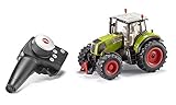 siku 6882, Ferngesteuerter Claas Axion 850 Traktor, 1:32, Inkl. Fernsteuermodul, Metall/Kunststoff, Grün, Batteriebetrieben, Kompatibel mit Anbaugeräten