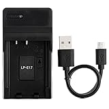 Norifon LP-E17 USB Ladegerät für Canon EOS 750D, EOS 760D, EOS M3 Kamera und Mehr