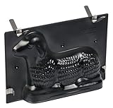 Original Kaiser 3D Osterlamm Backform 0,7l, Lamm Backform Ostern, Motivbackform mit Befestigungsklammern, antihaftbeschichtet, auslaufsicher, Schwarz