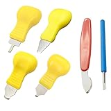 Helweet Uhrenöffner, Uhrenreparatur Werkzeug Set, Uhrengehäuse Entferner Tool Kit, Gehäuseöffner Kit, 6 Teiliges Uhrenreparatur Werkzeugsatz, Uhrengehäuseentfernung, für Verschiedene Arten von Uhren