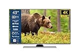 JVC LT-43VU8155 43 Zoll Fernseher / Smart TV (4K Ultra HD, HDR Dolby Vision, Triple-Tuner) - 6 Monate HD+ inklusive [2022]