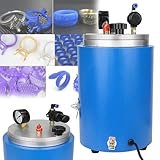 350-W-Wachsinjektormaschine (Temperatureinstellung 30–110 °c), 2,2-L-Wachsinjektor + Druckregler, Rundes Fassform-Gusswachs (13 X 16,5 Cm)