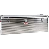 JUMBO Aluminium Transport-Box Alu 160 Liter ALU160 L 1182 x B 385 x H 412 mm Kiste Truhe Lager-Box Alubox (160 Liter)