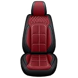 LXQHWJ Sitzbezüge Auto Autositzbezüge Opel Zafira B A Vectra C B Corsa Mokka Antara Meriva Edition G CC 1998-2018/Opel Vectra Cuero Universal Set , Rot