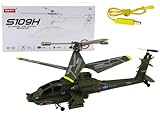 Apache Military Helicopter Remote Controlled RC Syma S109H Khaki