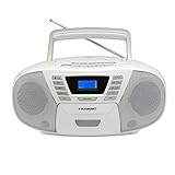BLAUPUNKT CD Player Kinder, tragbarer CD-Spieler mit Radio & USB, Boombox mit MP3-Wiedergabe, Kinderradio mit CD Player, tragbarer CD Player Kinder, CD Player tragbar für Kinderzimmer & Reisen