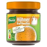 Knorr Hühner Kraftbouillon im Glas Hühnerbrühe mit kräftigem Geschmack und mit natürlichen Zutaten 4,4 Liter