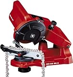 Einhell Sägekettenschärfgerät GC-CS 85 E (85 W, 5500 min-1, Schleifwinkeleinstellung m. Skala, Kettenspannvorrichtung, Tiefenbegrenzung inkl. Schleifscheibe)