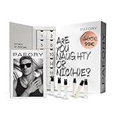 Pafory Herren Adventskalender mit Nischen- & Luxusparfüm I 24 exklusive 2 ml Parfümproben I Geschenk für Männer inkl. Magazin, Duftstreifen & Gutscheine I Streng limitiert mit Gesamtwert 500 €