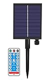 Redefun 1200 mAh Solarmodul-Steuerbox-Kits, 3.7V Lithium-Batterie-Panel für 24V LED-Lichterkette, Gleichstromladung, einfache Installation, einfach zu bedienen