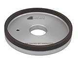 6AA9 Diamant-Schleifscheibe, Harzbindung, Zweifache Körnung D126/D46, für Vollmer CNC-Maschinen, zum Schleifen von Hartmetall-Sägeblättern, 125 x 20 x 32 x 8 x 5 mm